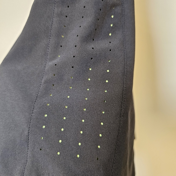 Nike black runners or biker shorts with neon green pro combat lining men size M - Picture 6 of 8